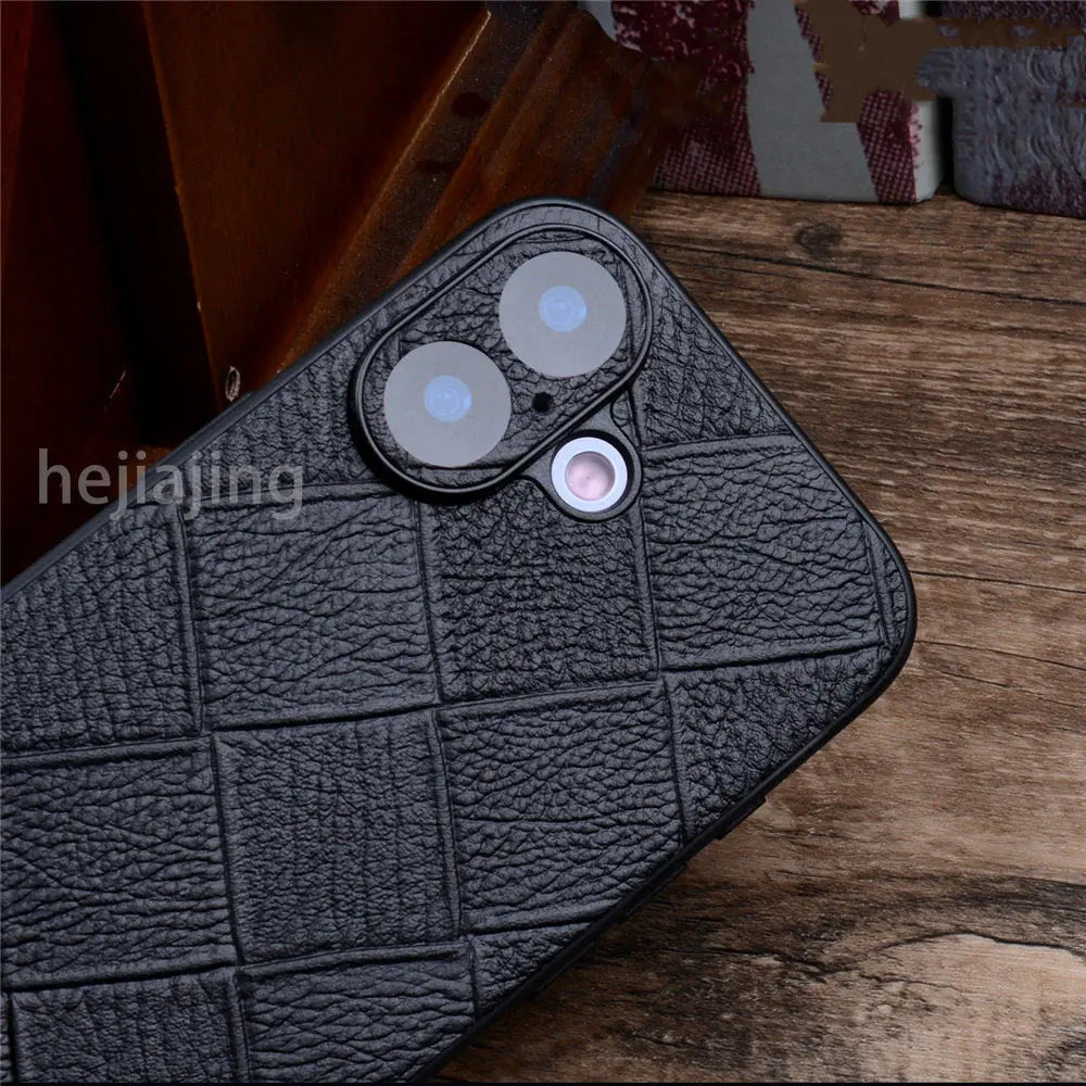Echtleder Krokodilleder Hülle für iPhone 17 Pro Max