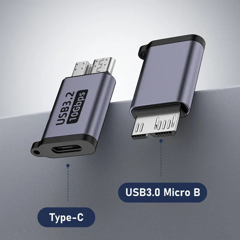 Micro B USB 3.0 Stecker auf Typ C Adapter
