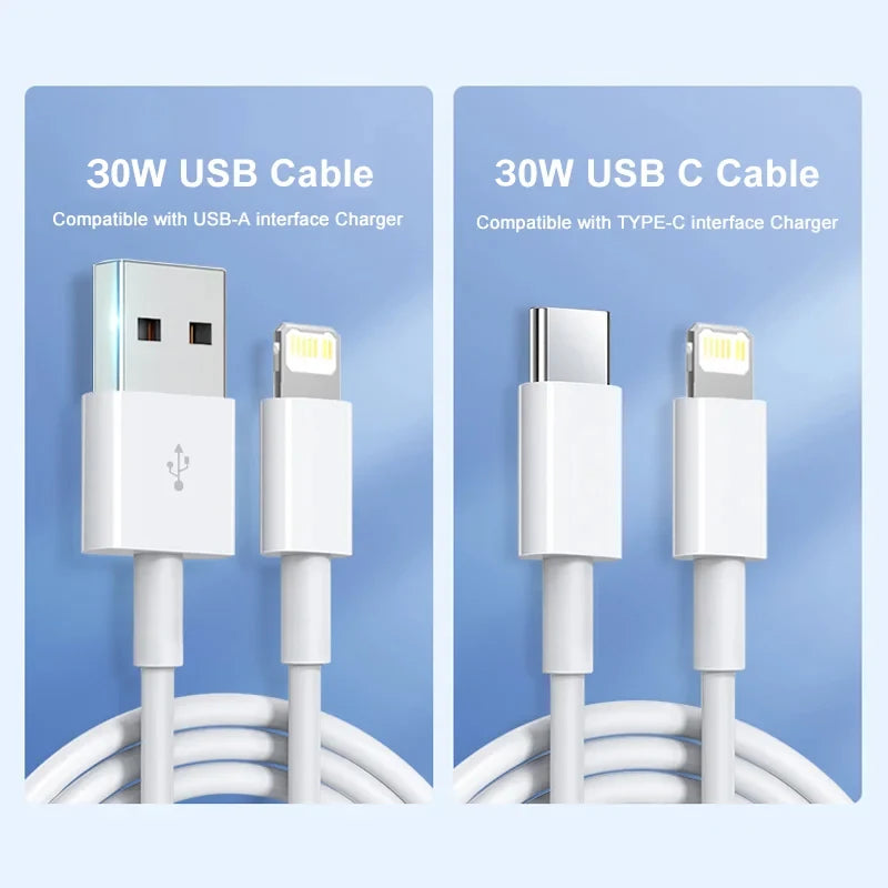 PD 30W USB-C Schnellladekabel für iPhone