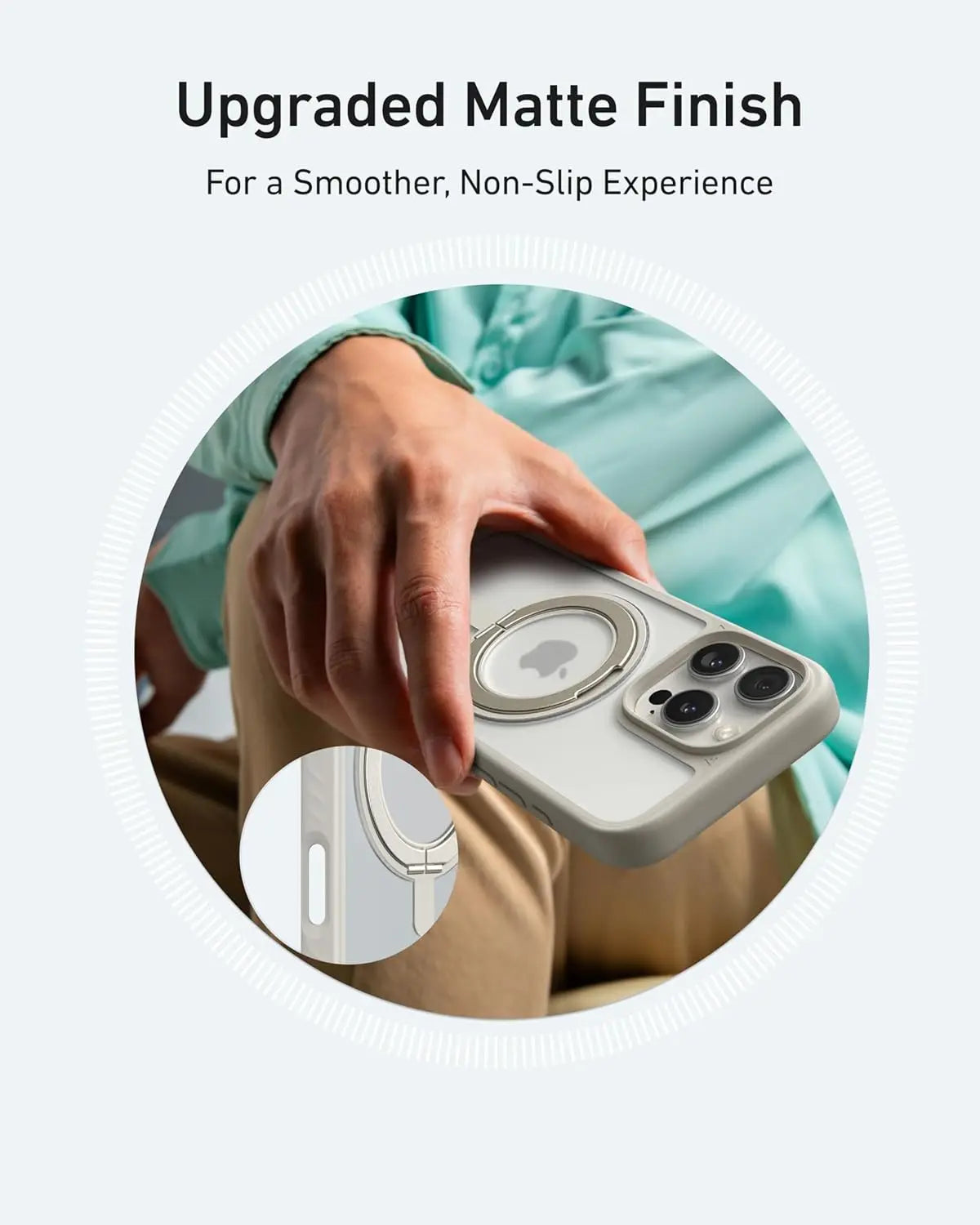 Ultra Magnetic Case with Ring for iPhone 16