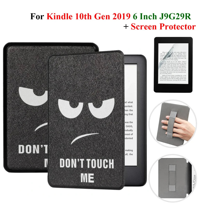 Étui + protection d'écran pour Kindle 10e génération 6 pouces