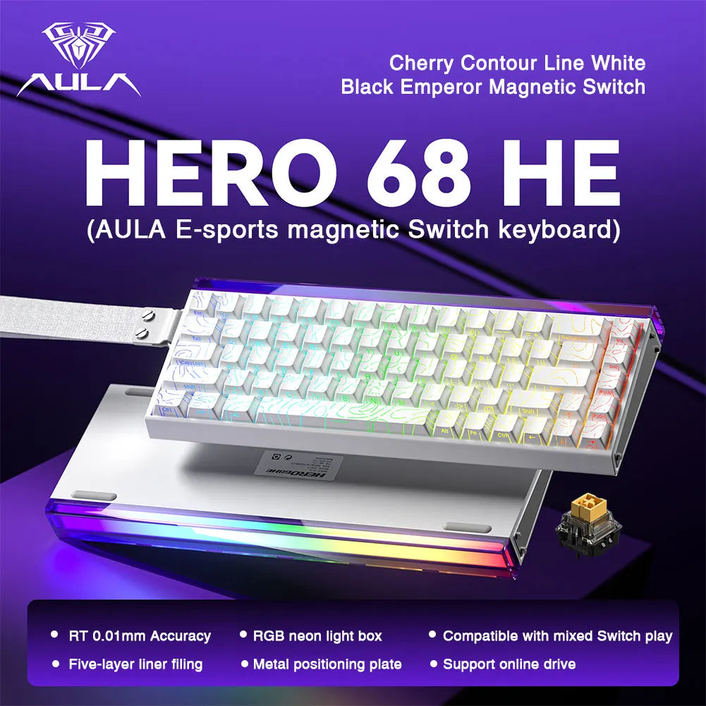 AULA HERO 68HE Gaming Tastatur
