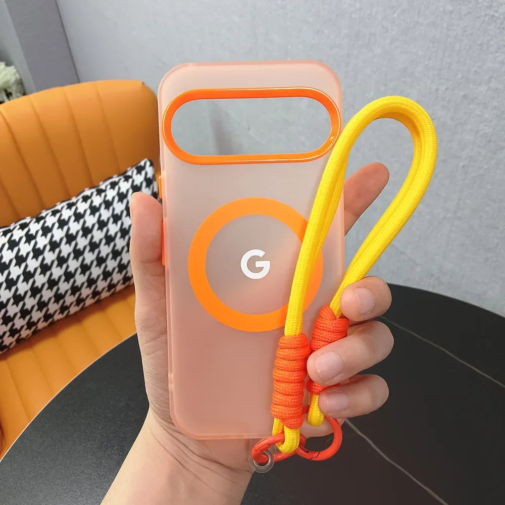 Mattierte transparente Handyhülle mit Band