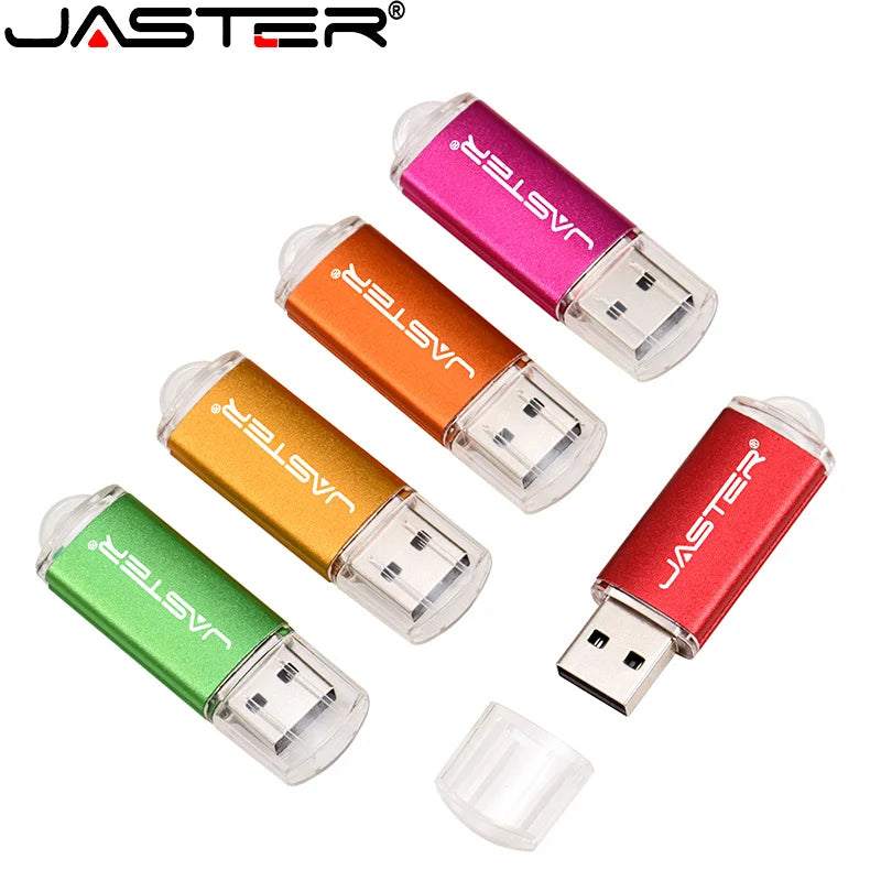 JASTER USB 2.0 Flash-Laufwerk 128M-128GB mit Anhänger