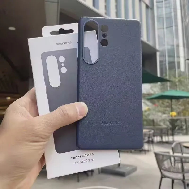 Luxus Lederhülle für Samsung Galaxy S25 Ultra