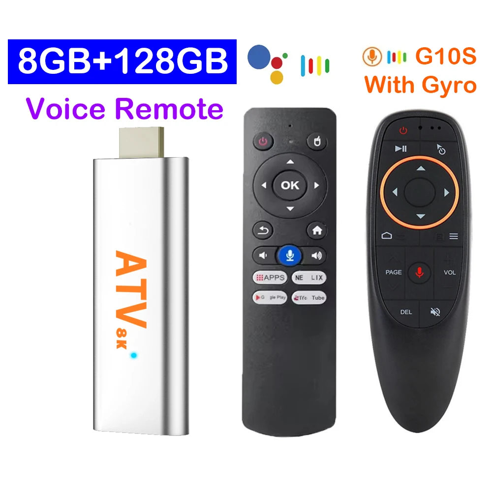 TV Stick Android 14 8K 4K Ultra Schneller Media Player