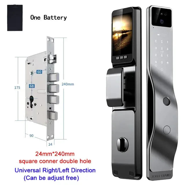 Smartes Türschloss mit Kamera & Fingerabdruck