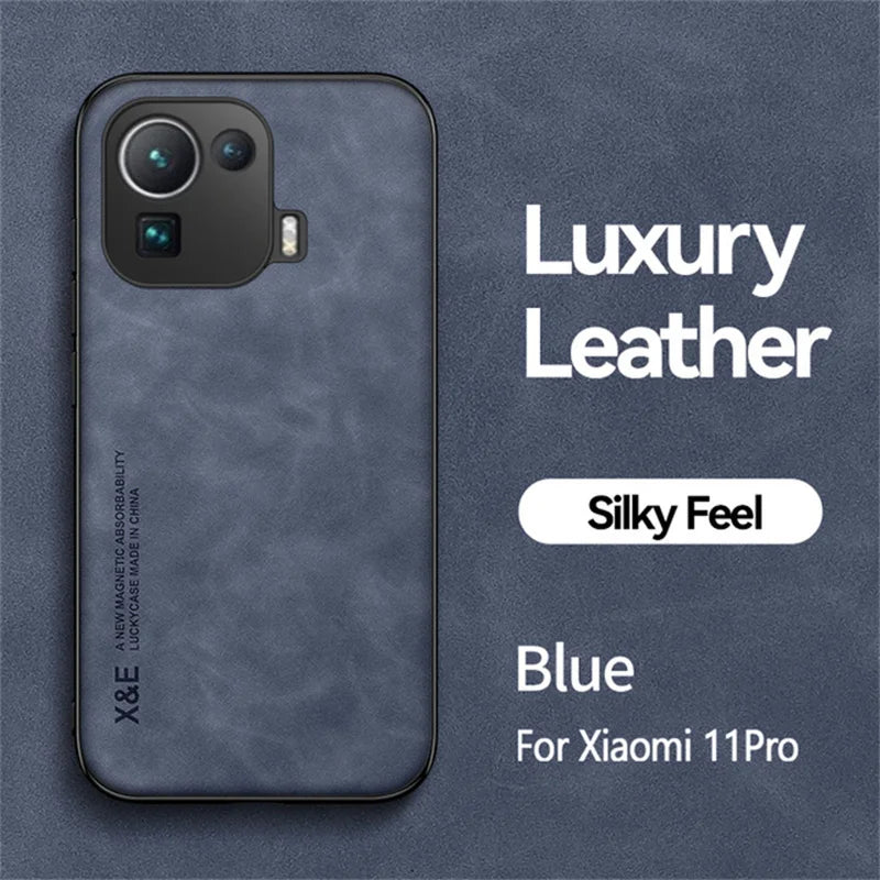 Leder Magnet Hülle für Xiaomi Mi 11