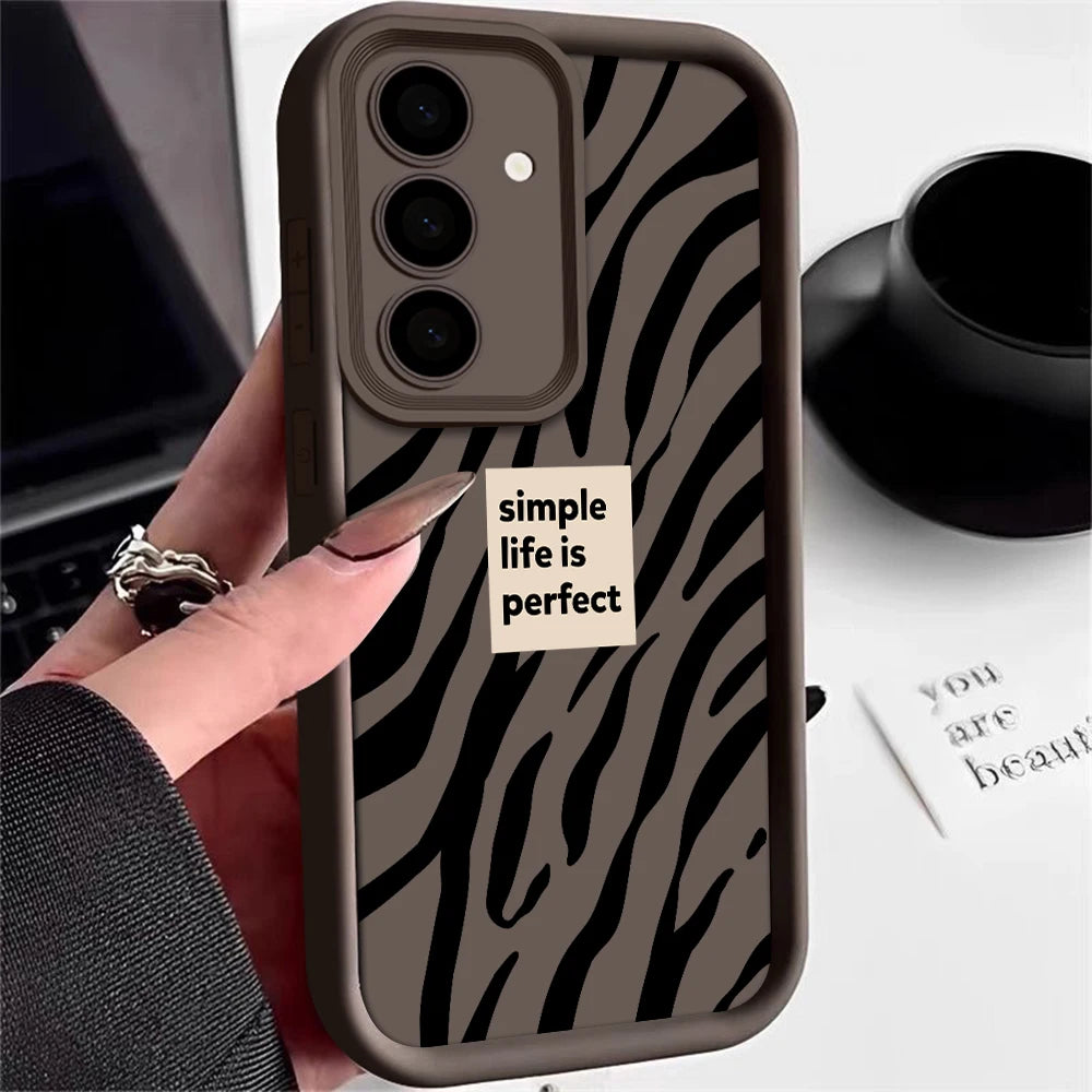 Zebra Silikonhülle für Galaxy S