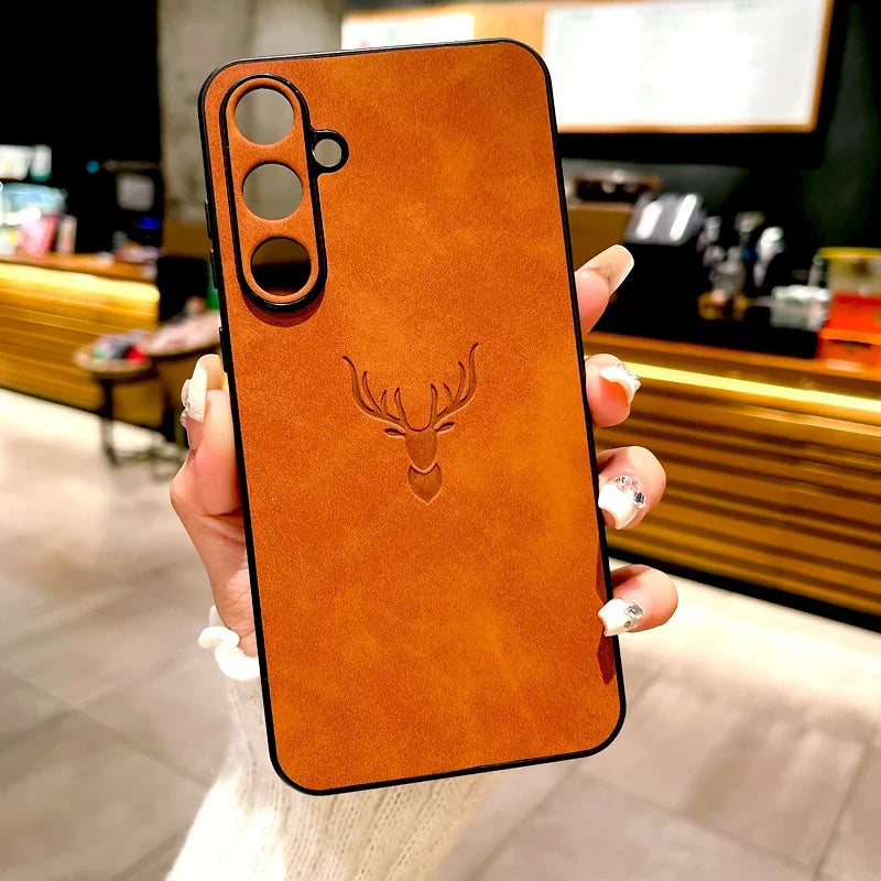 Retro Leder Handyhülle für Samsung Galaxy Modelle