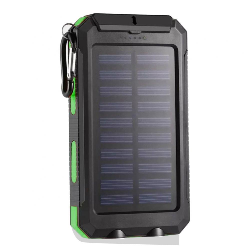 Solar Power Bank Case Dual USB DIY Charger Box