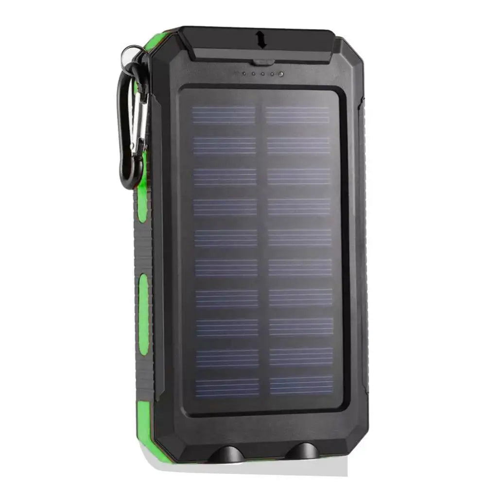 Solar Power Bank Case Dual USB DIY Charger Box