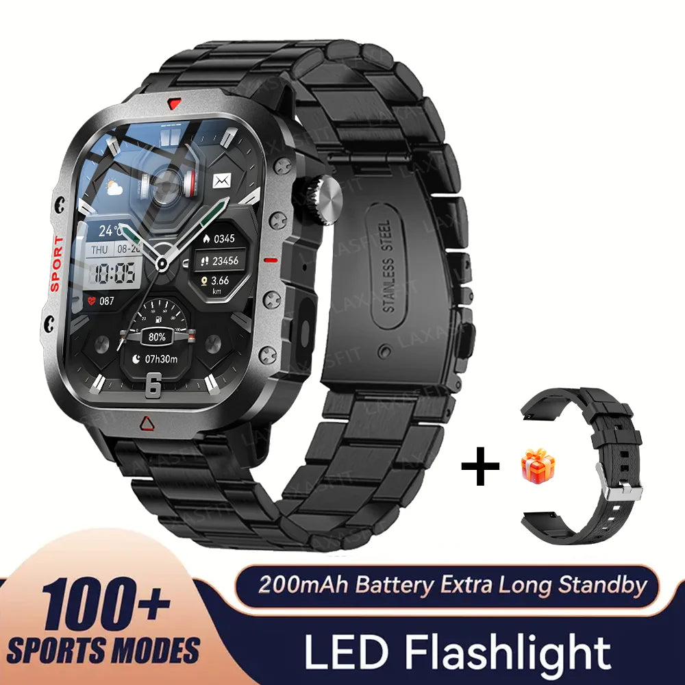 Outdoor Smartwatch mit 2,01" HD Display & Bluetooth