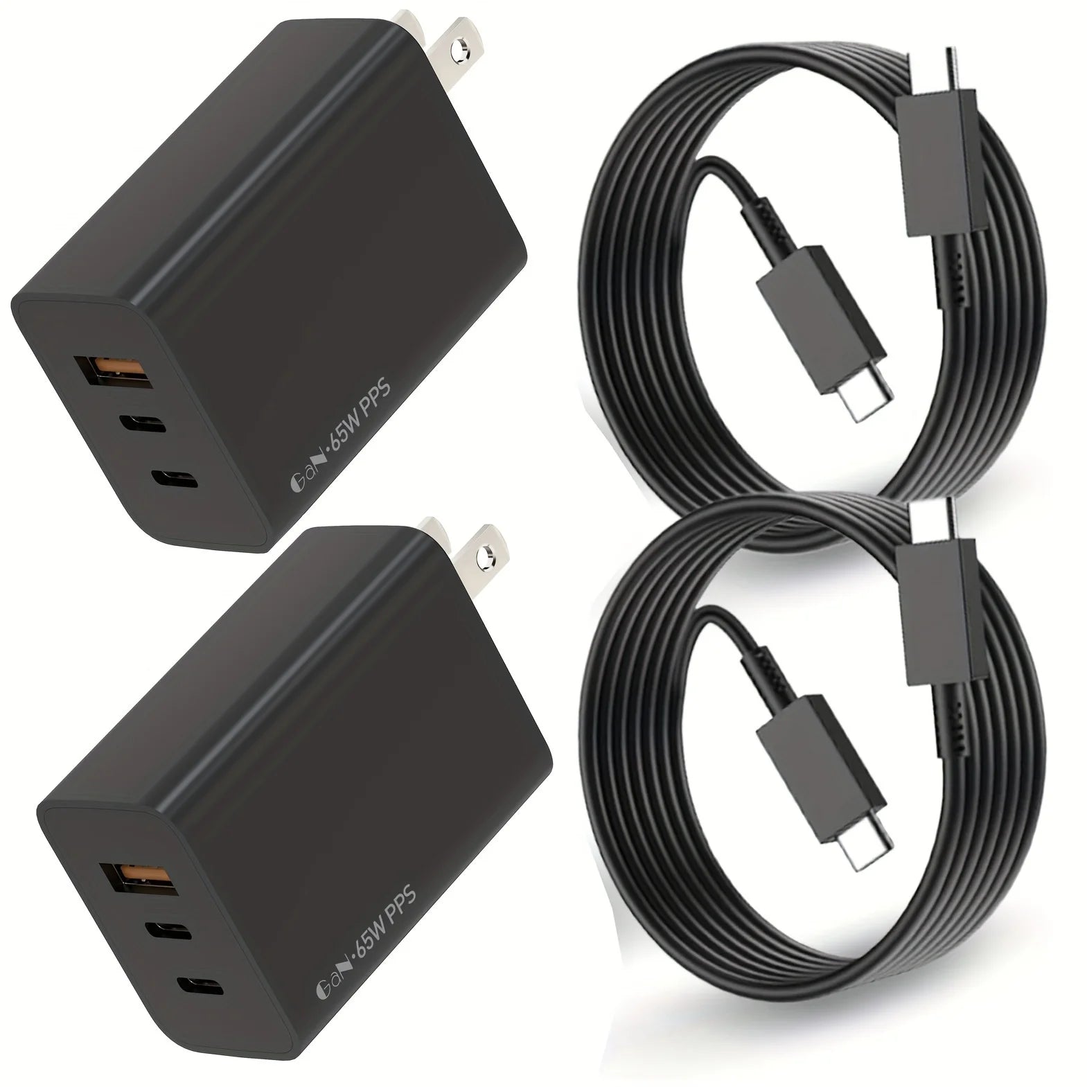 Ladegerät 65W USB C+A Adapter