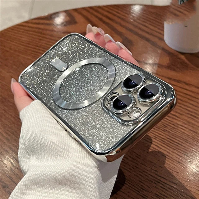 Luxus Flash Glitter Magsafe Hülle für iPhone 17 Air