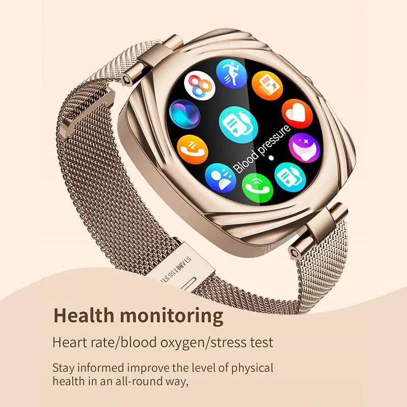 Elegante Damen-Smartwatch 2025 mit AMOLED & NFC