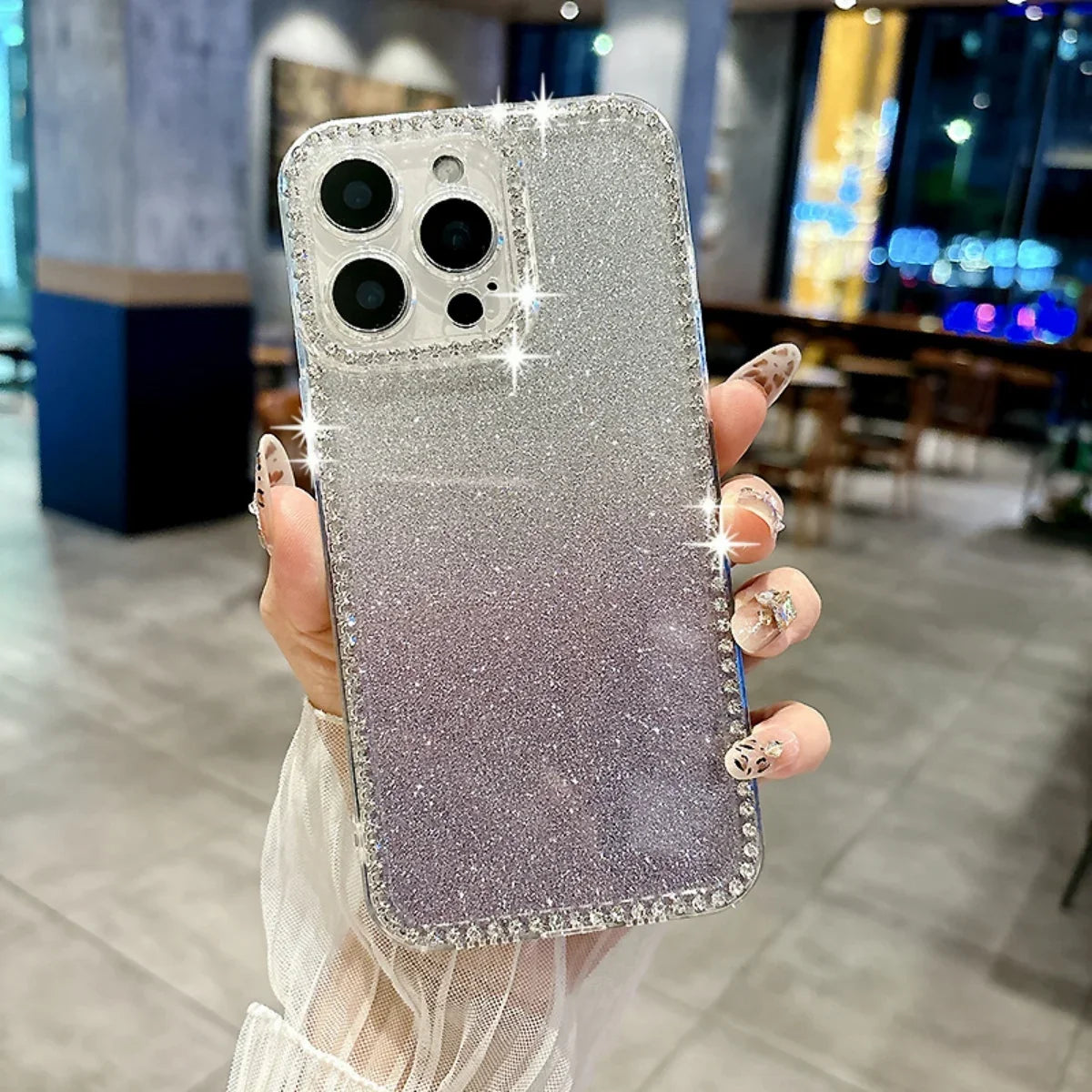 Transparente Diamant TPU Hülle für Samsung S25