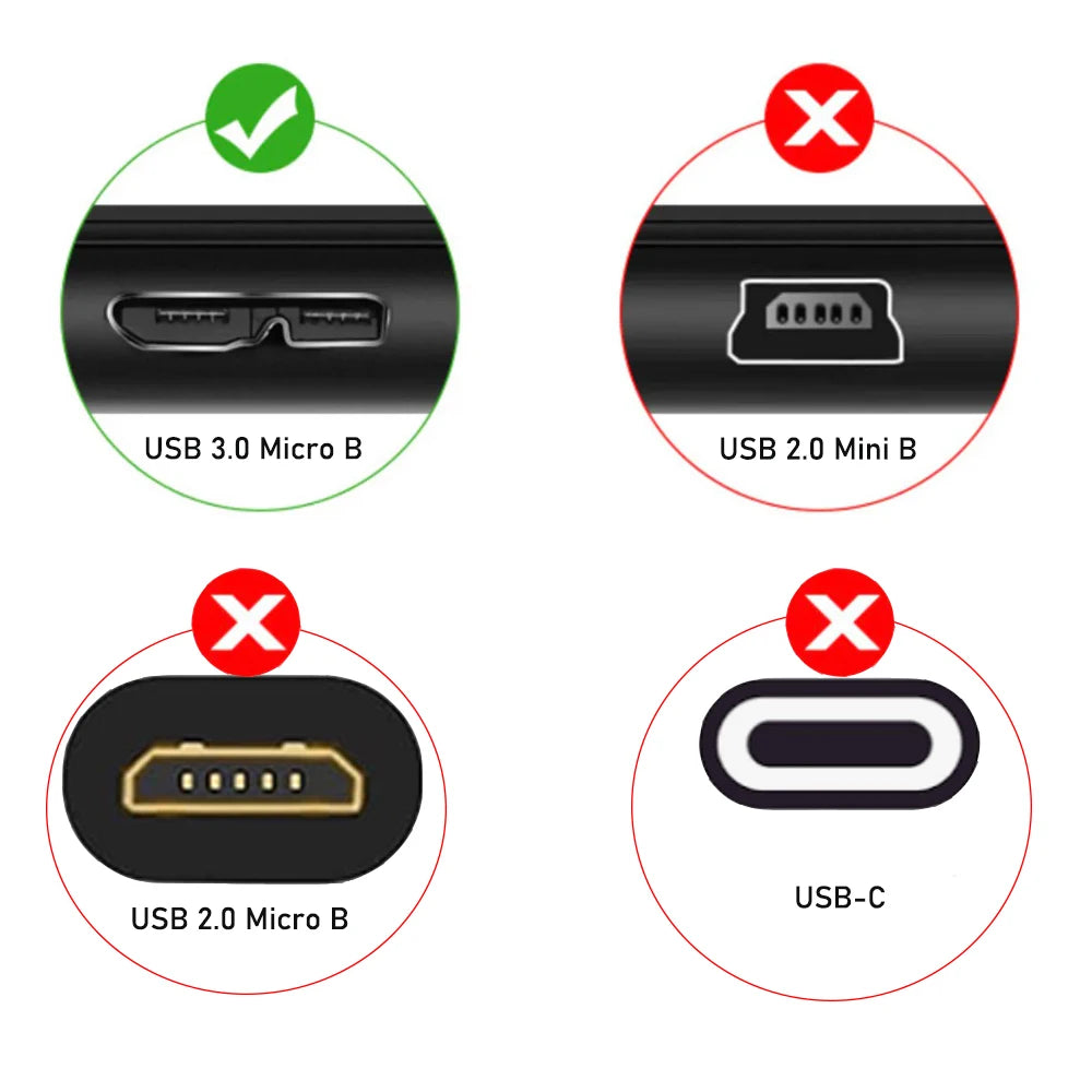 USB 3.0 Micro B Kabel externe Festplatte