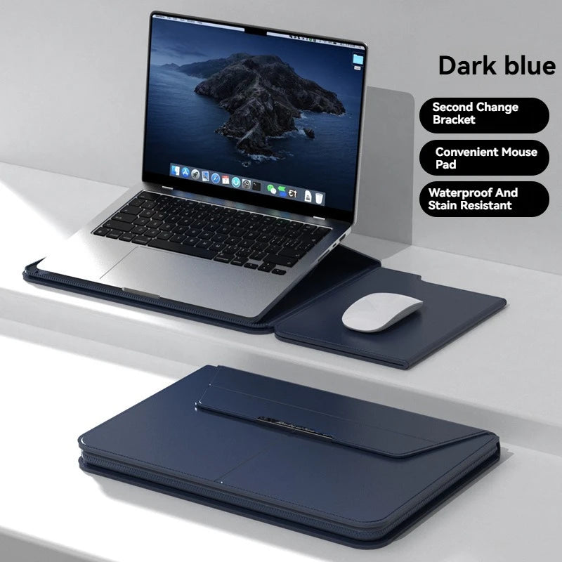 Personalisierte Leder-Laptophülle MacBook