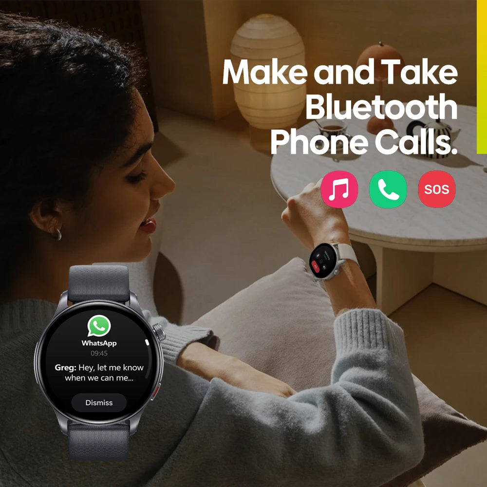 Neue GPS Smartwatch 1.43" AMOLED mit Anruffunktion