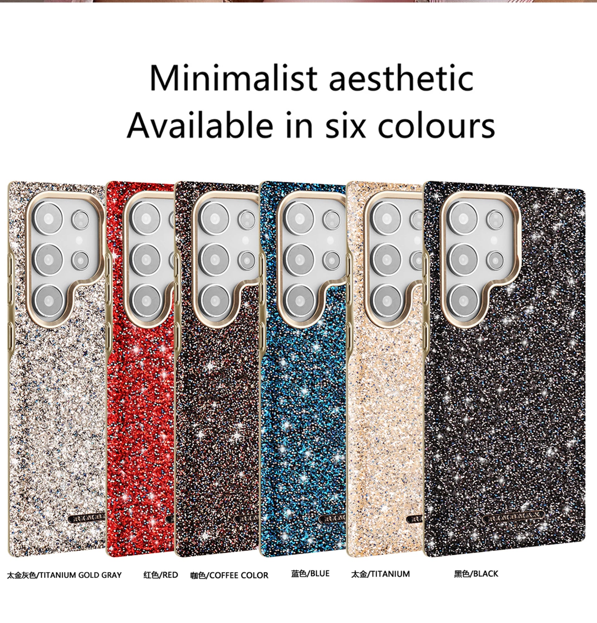 Luxus Glitzer Magnet Hülle für Samsung S25 Ultra