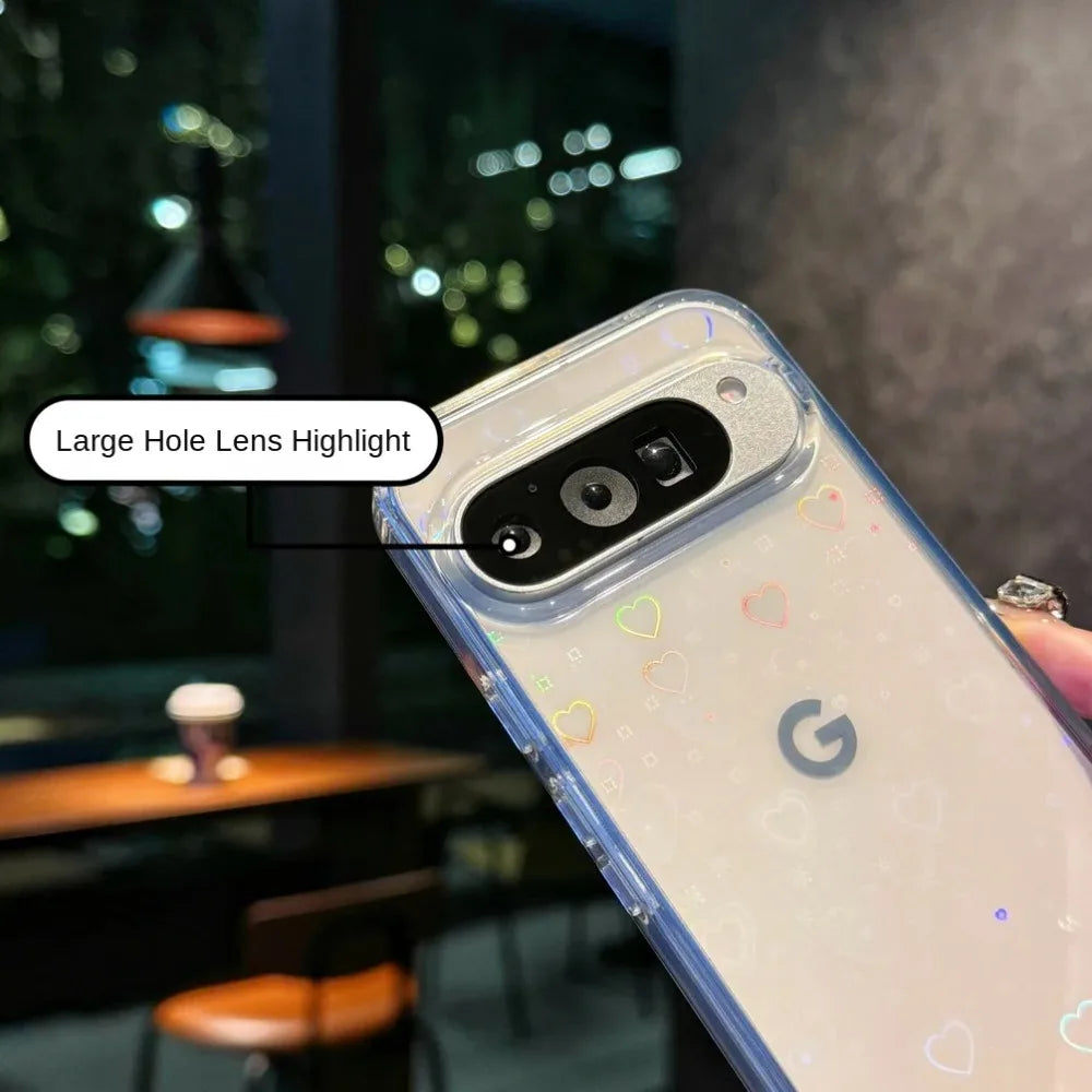 Elegante Herz-Hülle für Google Pixel 10 Pro