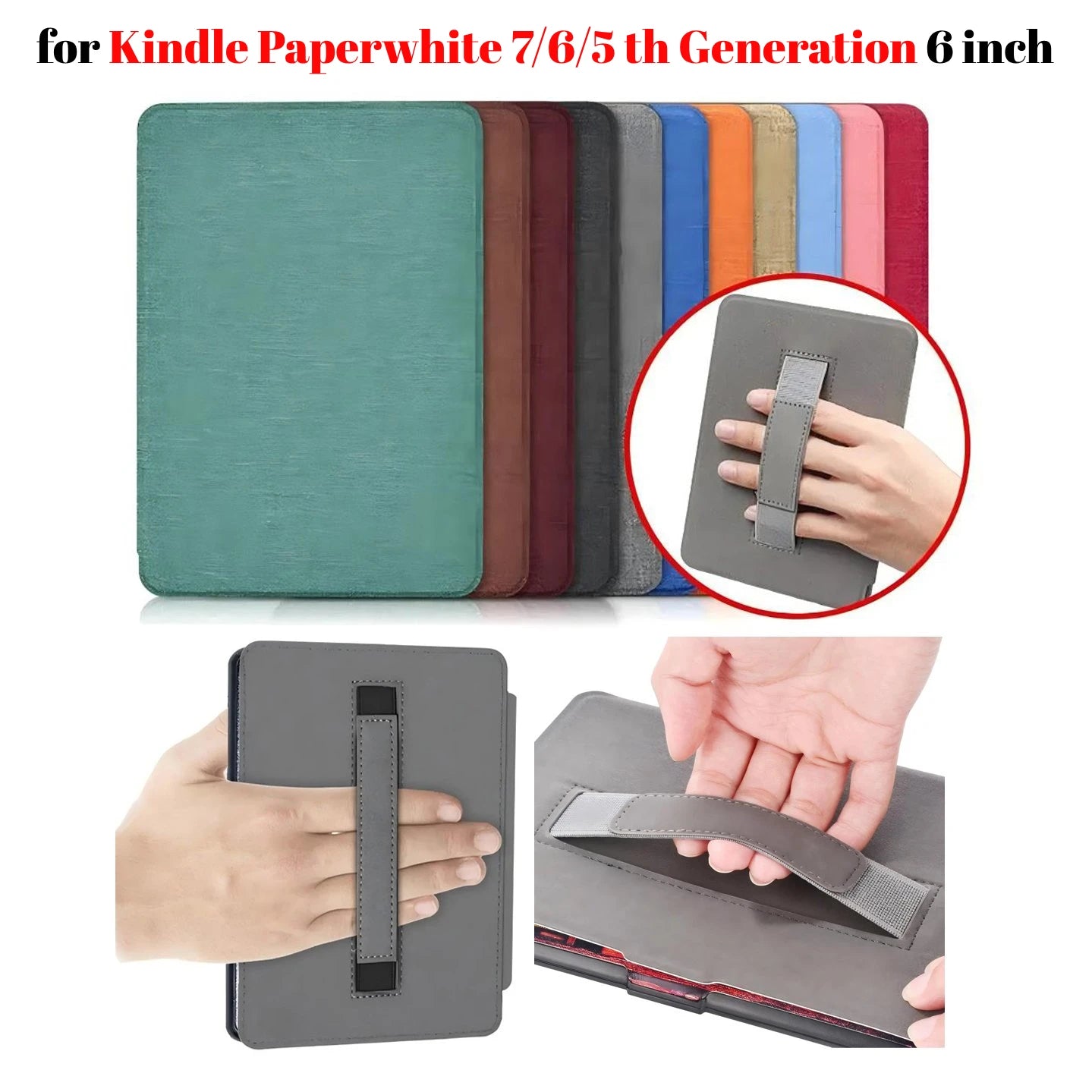 PU-Lederhülle für Kindle Paperwhite 6"