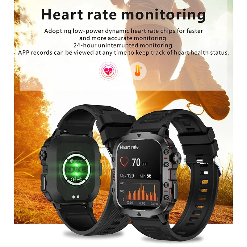 Outdoor Smartwatch 2024 mit GPS und AMOLED Display