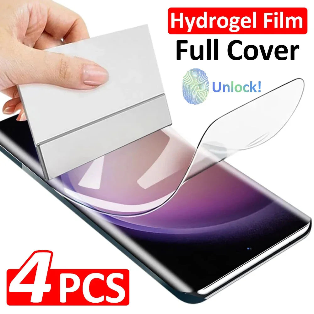 4er Hydrogel Folie für Samsung Galaxy S20–S25 Ultra