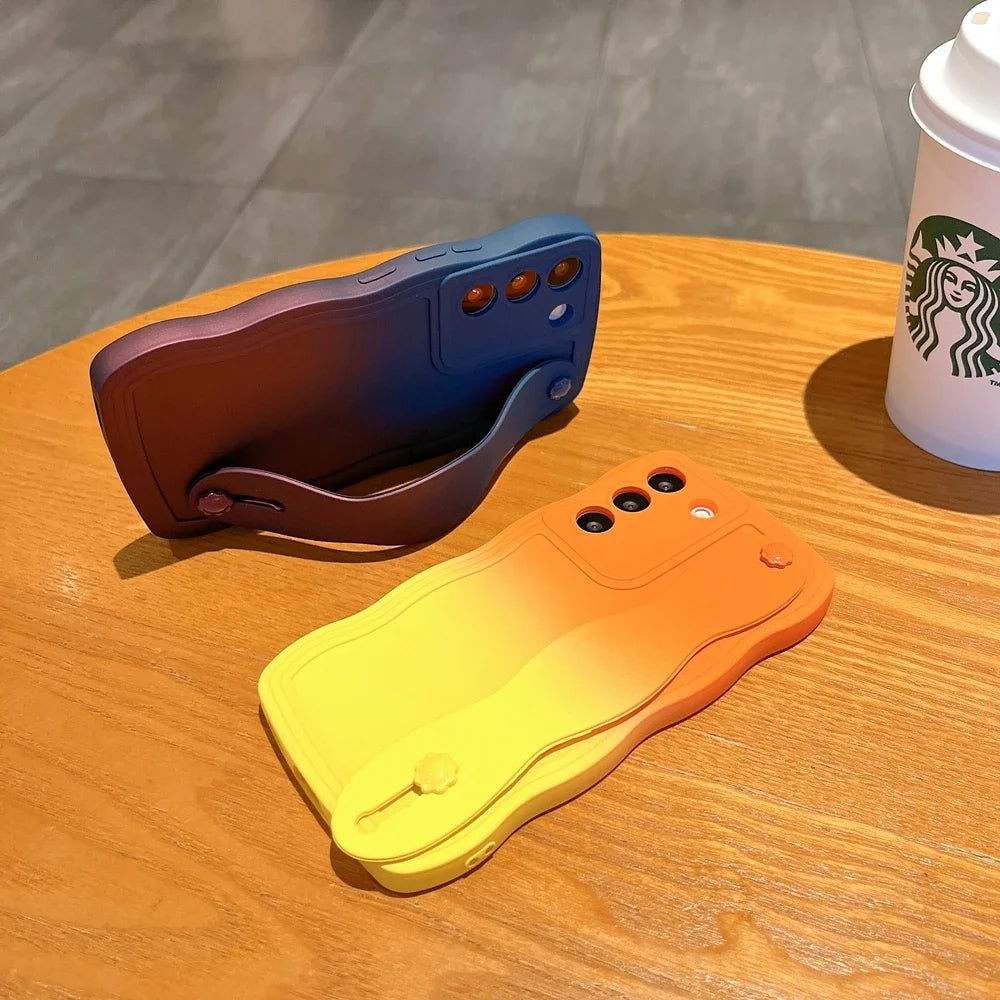 Gradient armband case with holder for Galaxy