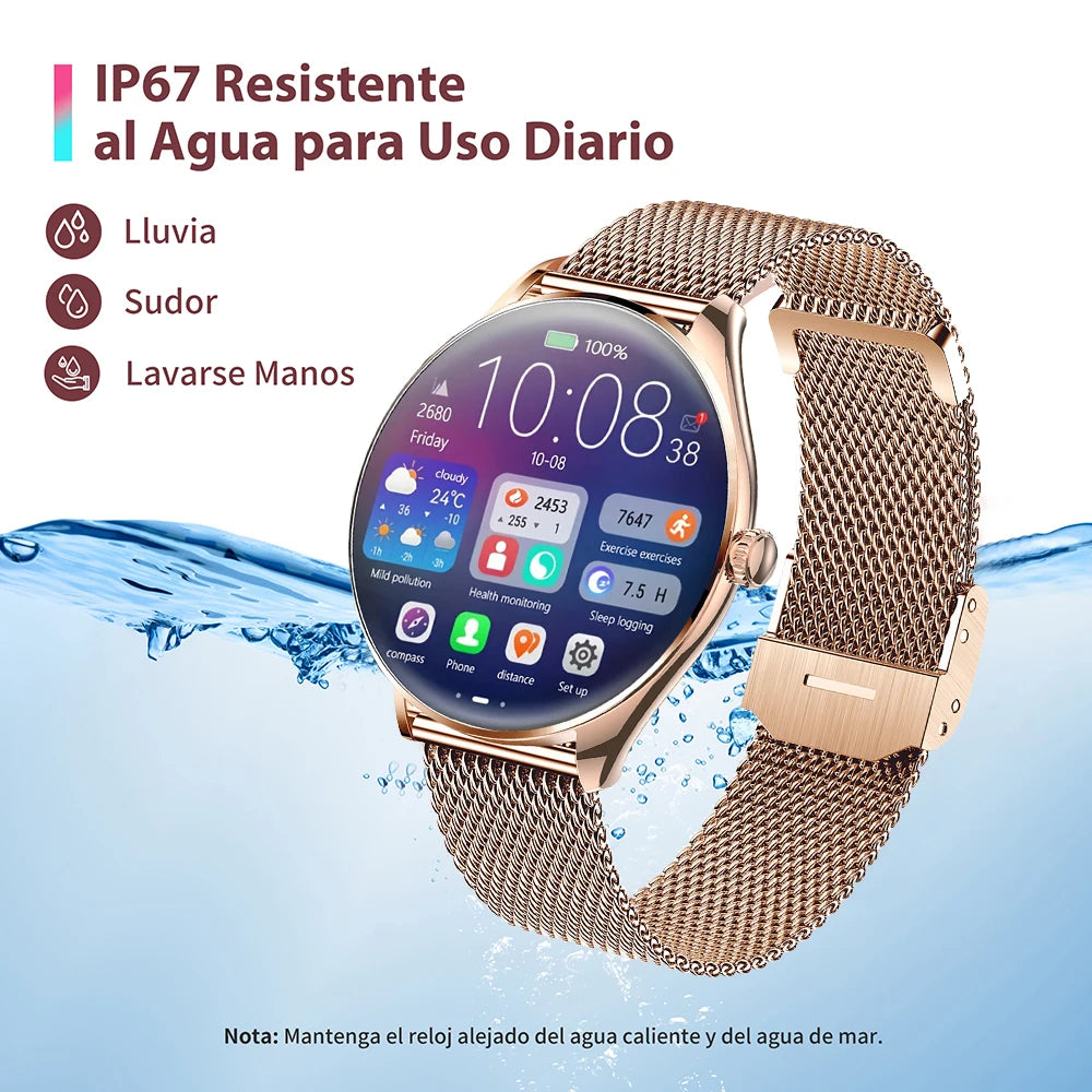 Ultra dünne Smartwatch 1,43" AMOLED HD Display