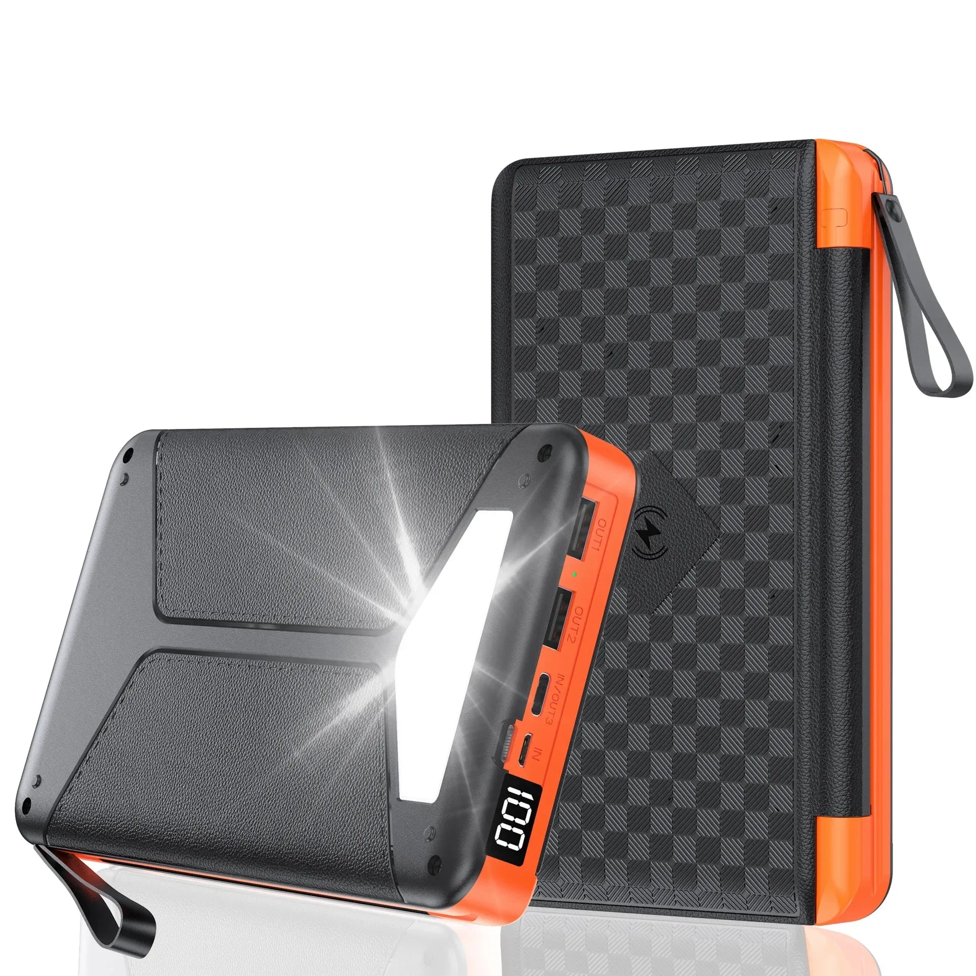 Solar Powerbank 20000mAh mit Qi Wireless Funktion