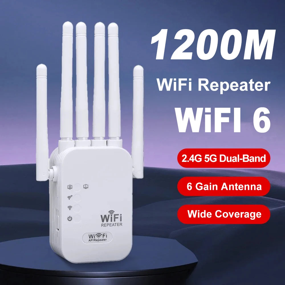 1200Mbps Dualband WLAN Repeater Router