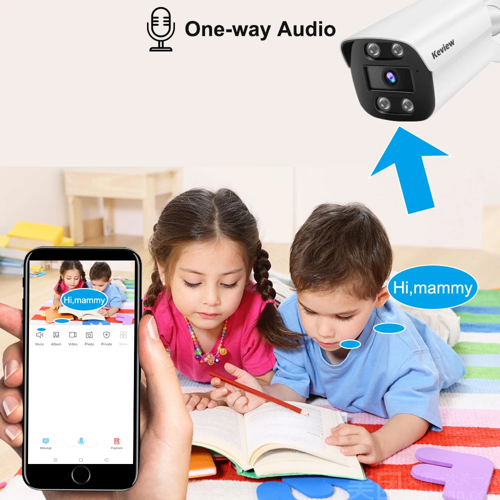 4K 8MP PoE Outdoor Waterproof Surveillance Camera