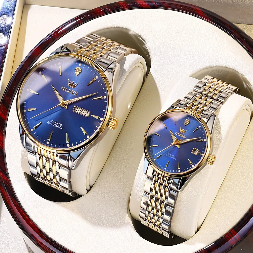 Automatische Paar-Uhr – Lässige Mechanische Uhr für Ihn & Sie