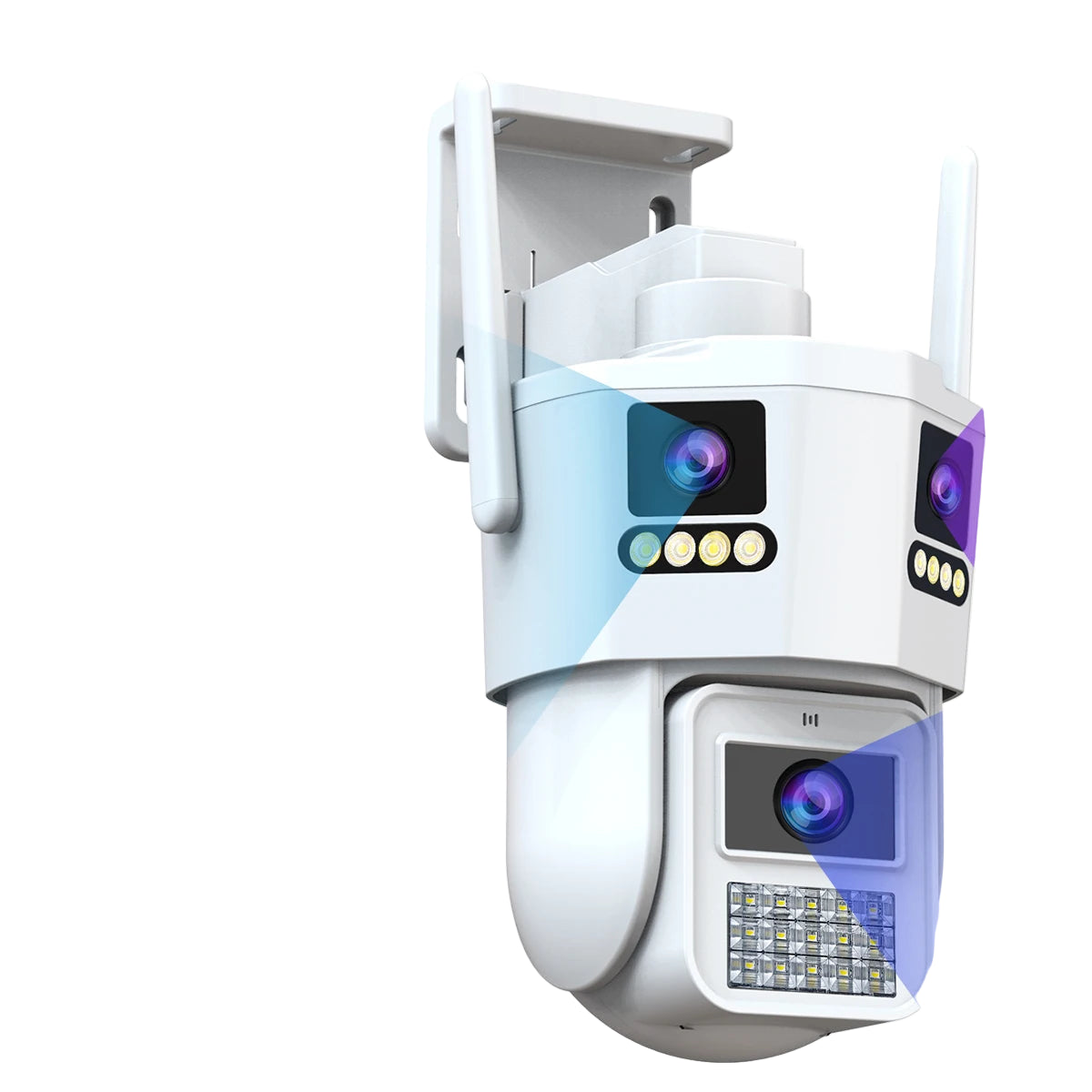 6K HD PTZ IP Camera, Triple Lens, Outdoor, 5G WiFi