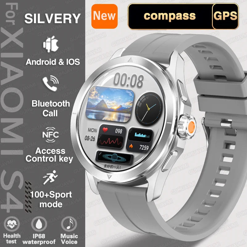 S4 Ultra Smartwatch mit GPS & AMOLED Display
