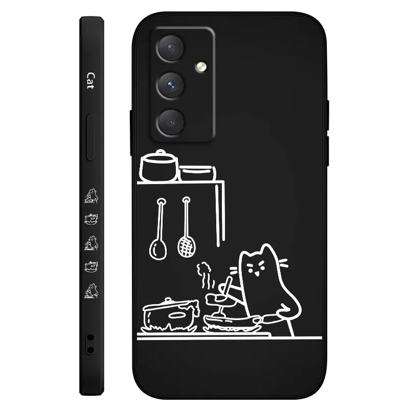 Süße Katzen Handyhülle für Samsung Galaxy Serie