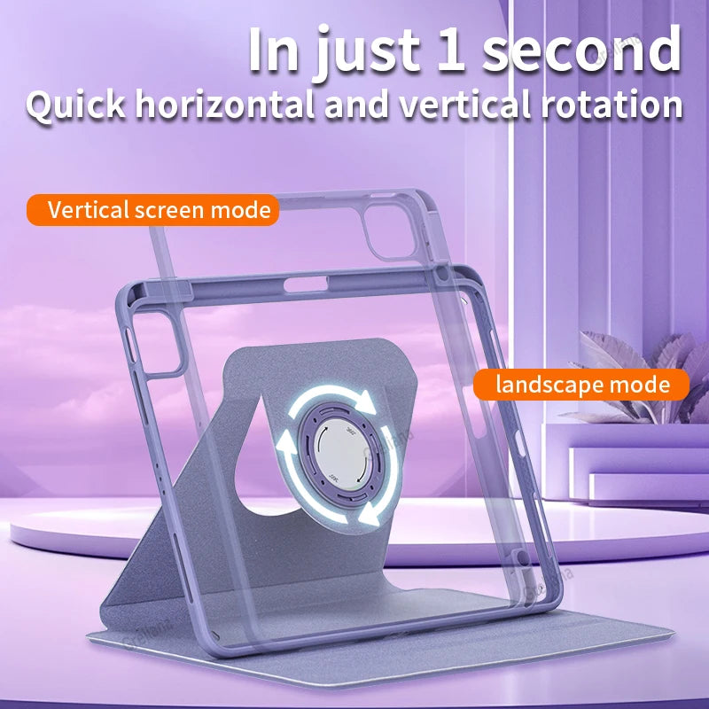 Magnetische iPad Hülle Rotation