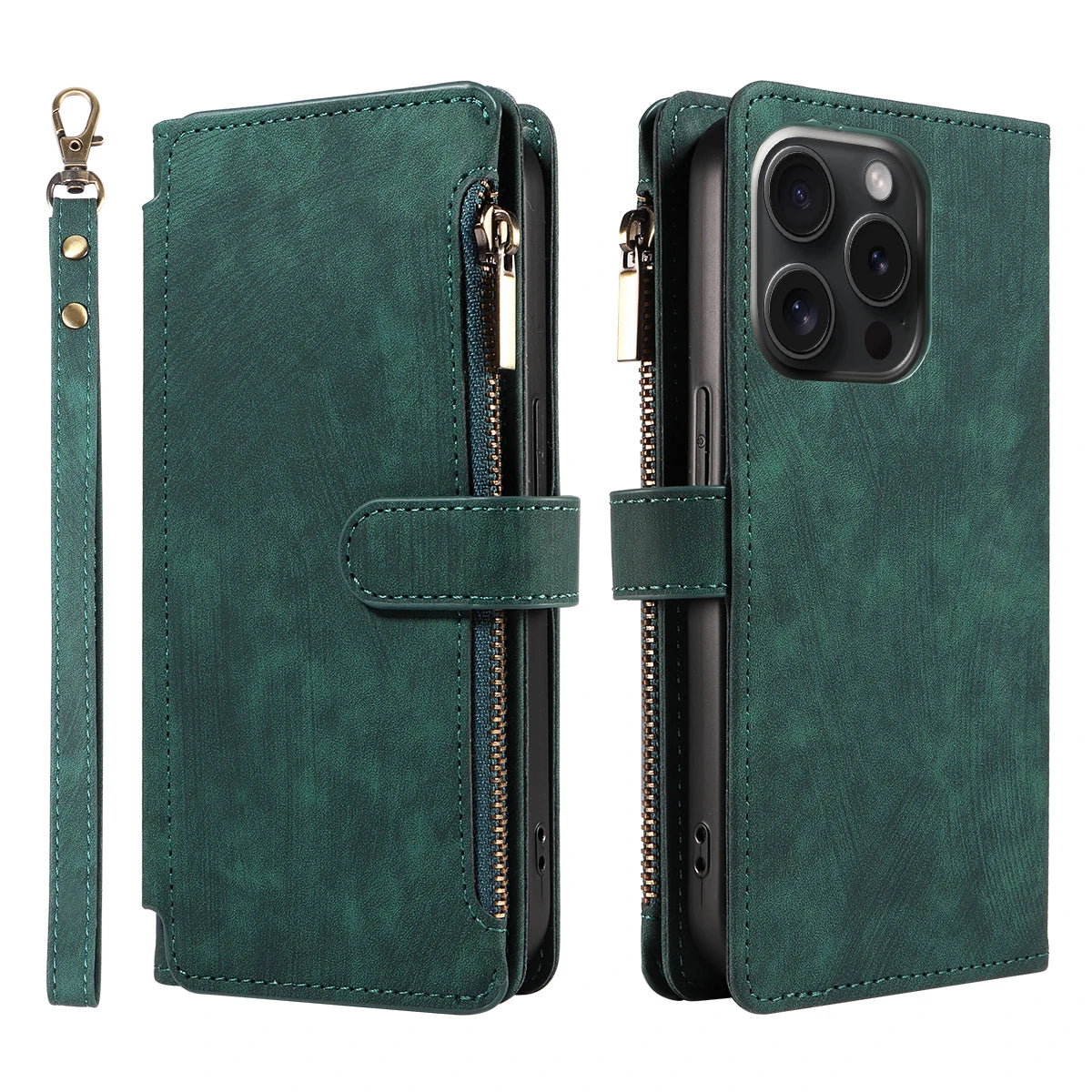 PU leather zippered wallet for Xiaomi