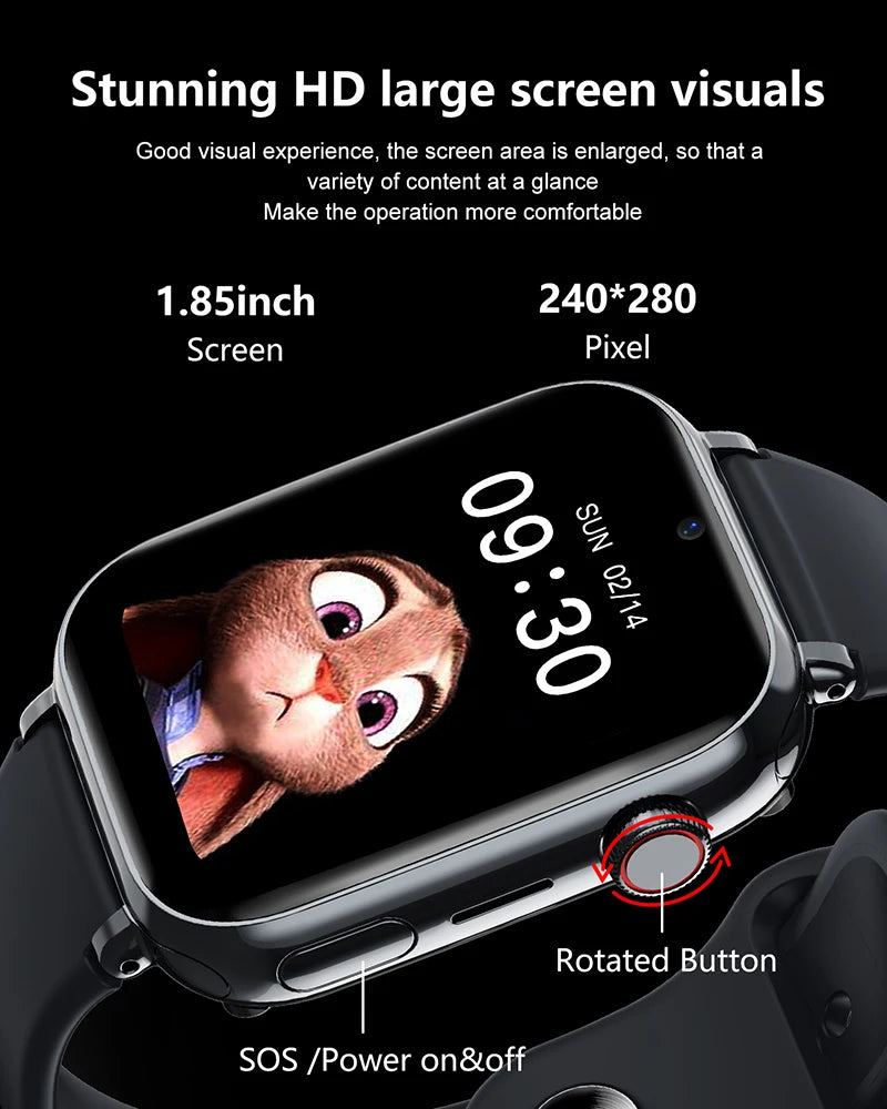 Kinder Smartwatch mit GPS, Videoanruf & SOS