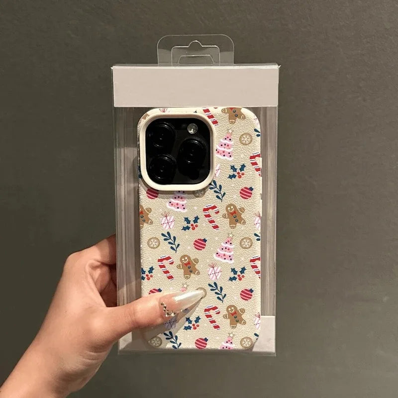 Weihnachts Lebkuchen Silikonhülle für iPhone 17