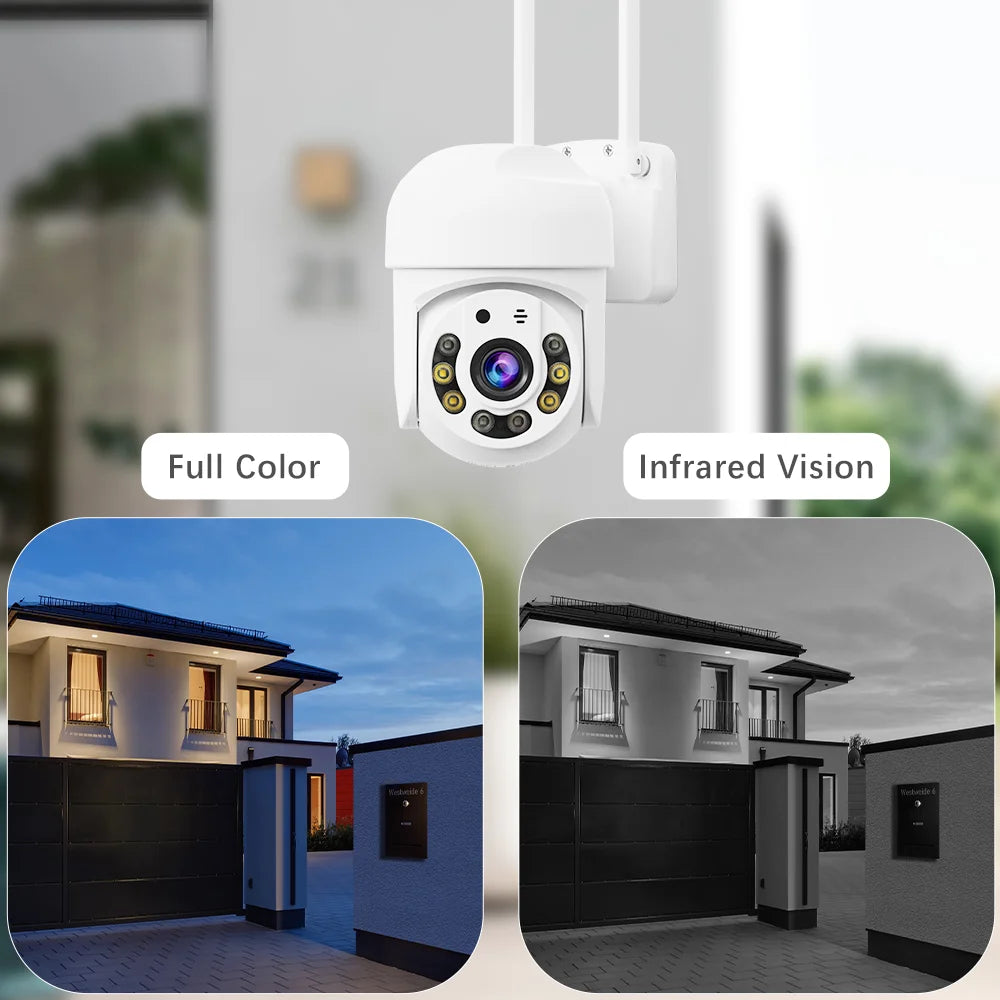 3MP Mini WLAN Kamera mit Schwenkfunktion & Audio IP65