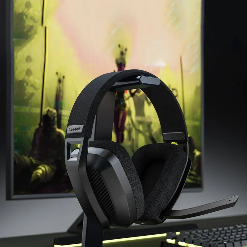 BINNUNE 2.4GHz Wireless Gaming-Headset