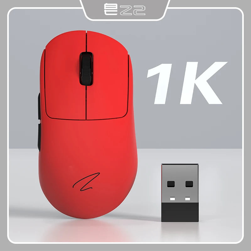 Leichte 4K Gaming-Maus mit 3 Modi und 6 DPI-Stufen