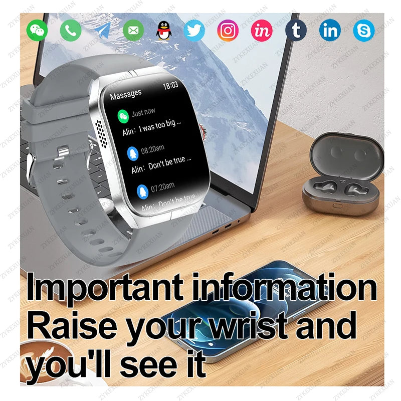 Sport Smartwatch mit GPS, Bluetooth & NFC 2025