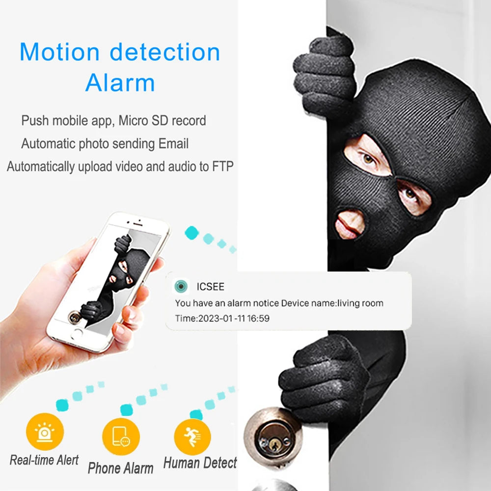 5MP 1080P POE Mini IP Camera HD with Micro SD