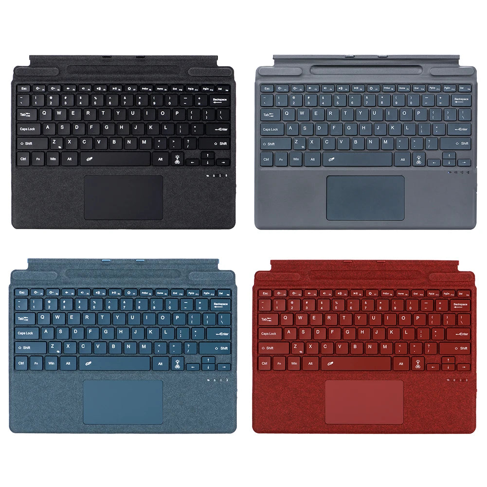Ultraschlanke Bluetooth-Tastatur mit Touchpad Surface