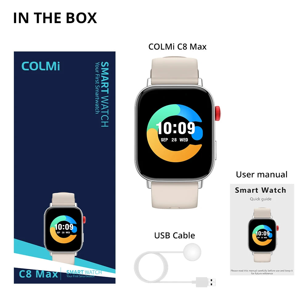 Smartwatch mit HD Display & Anruffunktion für Damen & Herren