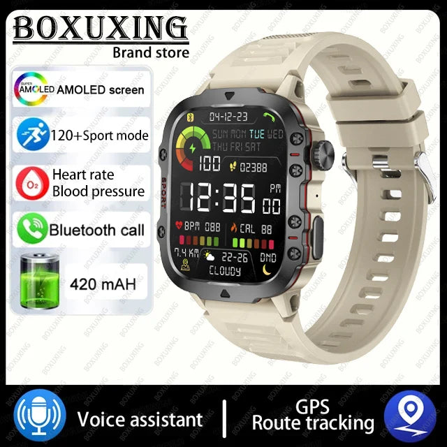 Outdoor Smartwatch 2024 mit GPS und AMOLED Display